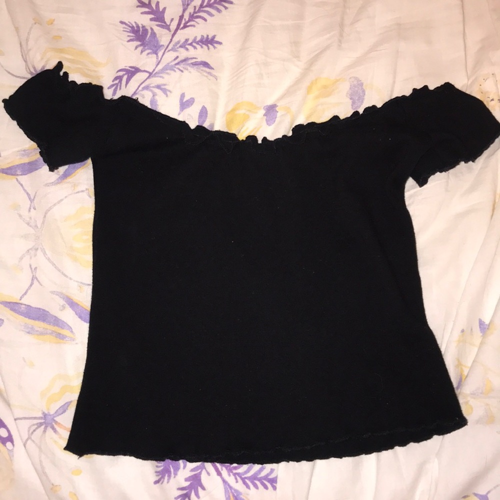 Pacsun black off the shoulder top